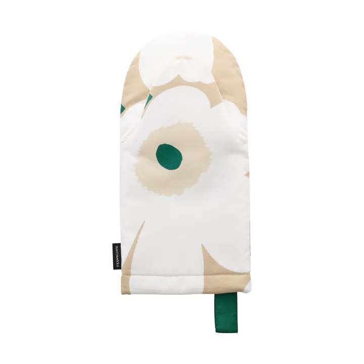Pieni Unikko patakinnas - Sand-white-hay-emerald - Marimekko