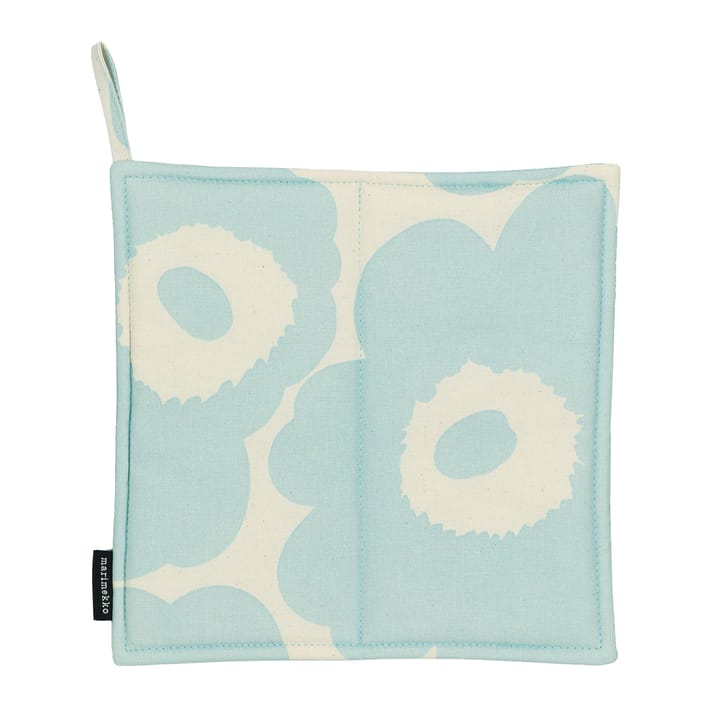 Pieni Unikko patalappu 21,5x21,5 cm - Off white-light blue - Marimekko