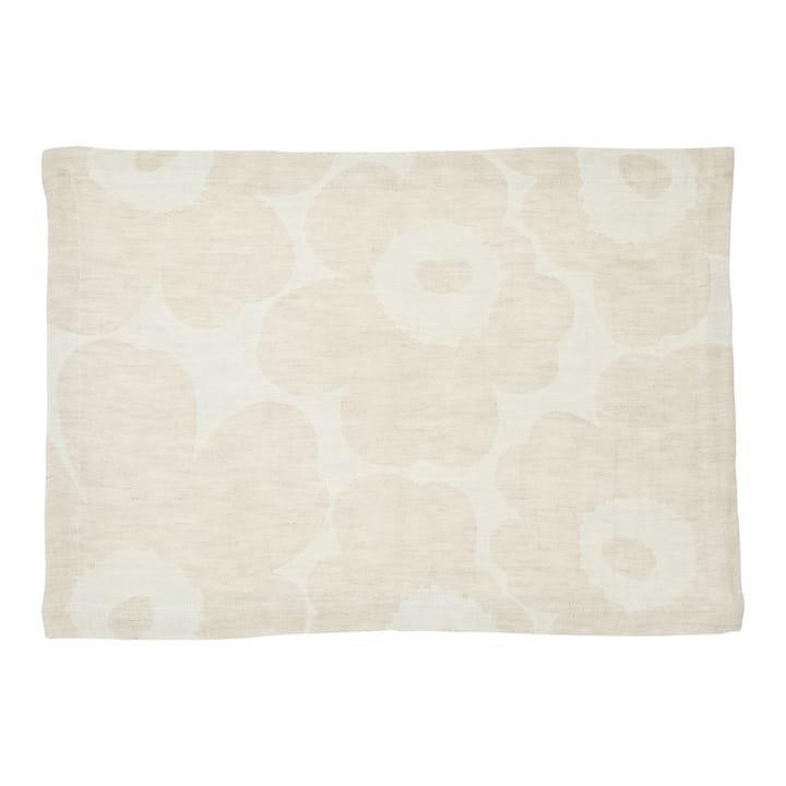 Pieni Unikko pöytätabletti pellava - Beige-valkoinen-musta - Marimekko