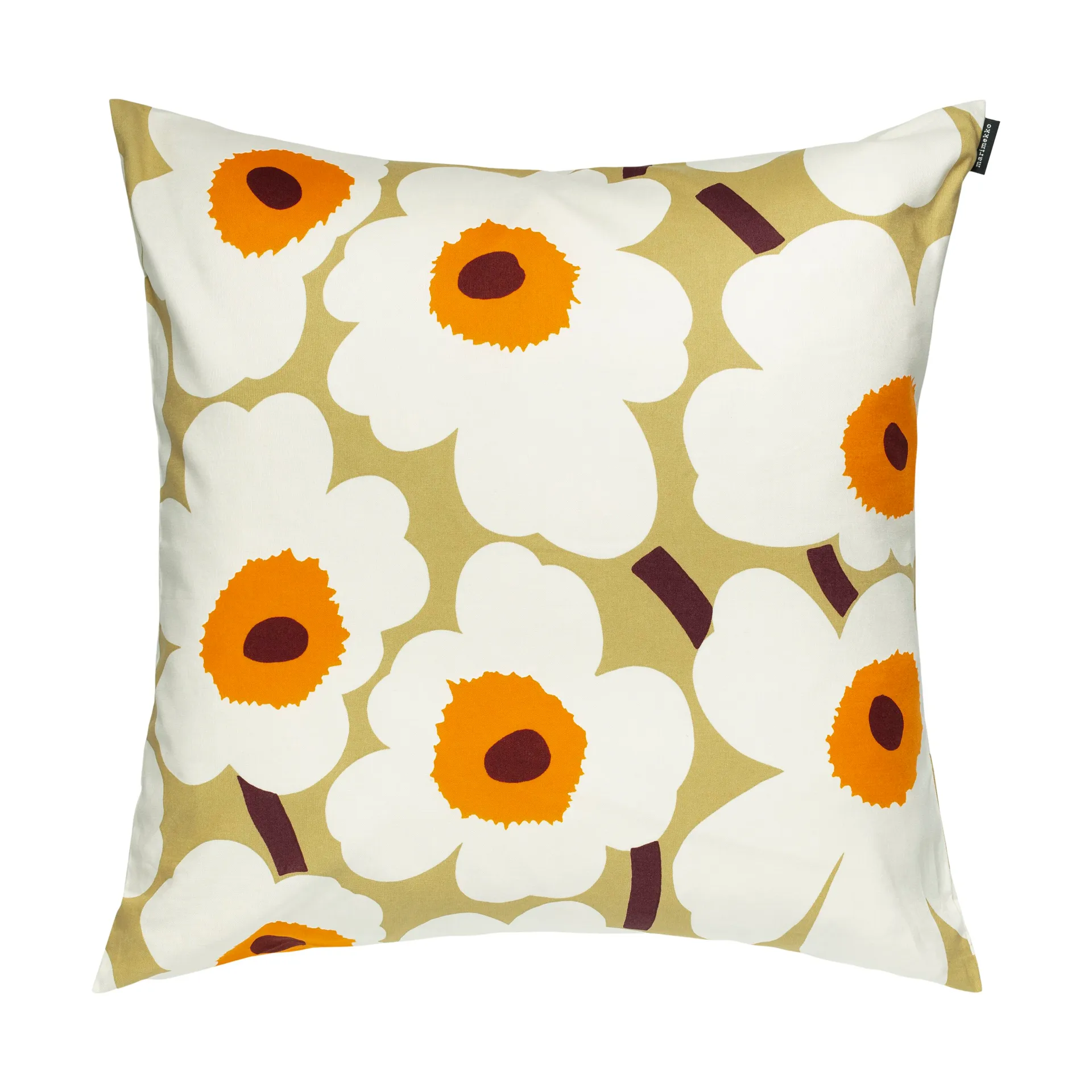Pieni Unikko tyynynpäällinen 50 x 50 cm, Beige Marimekko