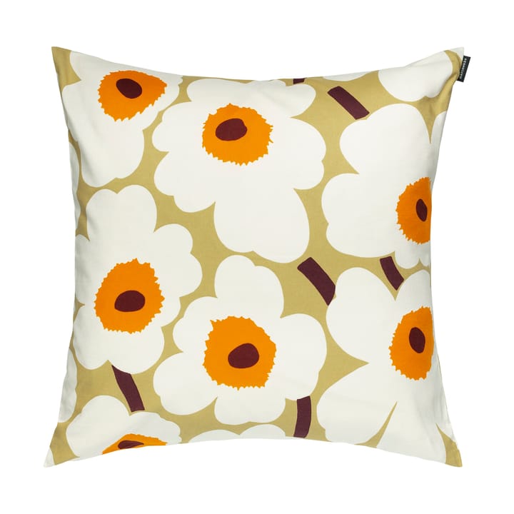 Pieni Unikko tyynynpäällinen 50 x 50 cm - Beige - Marimekko