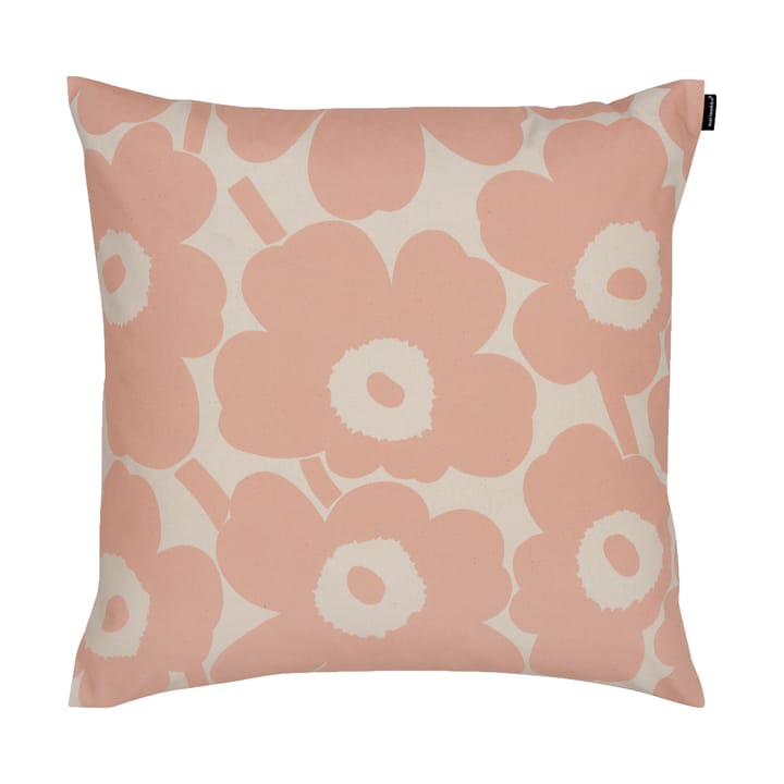 Pieni Unikko -tyynynpäällinen 50 x 50 cm - Cotton-peach - Marimekko
