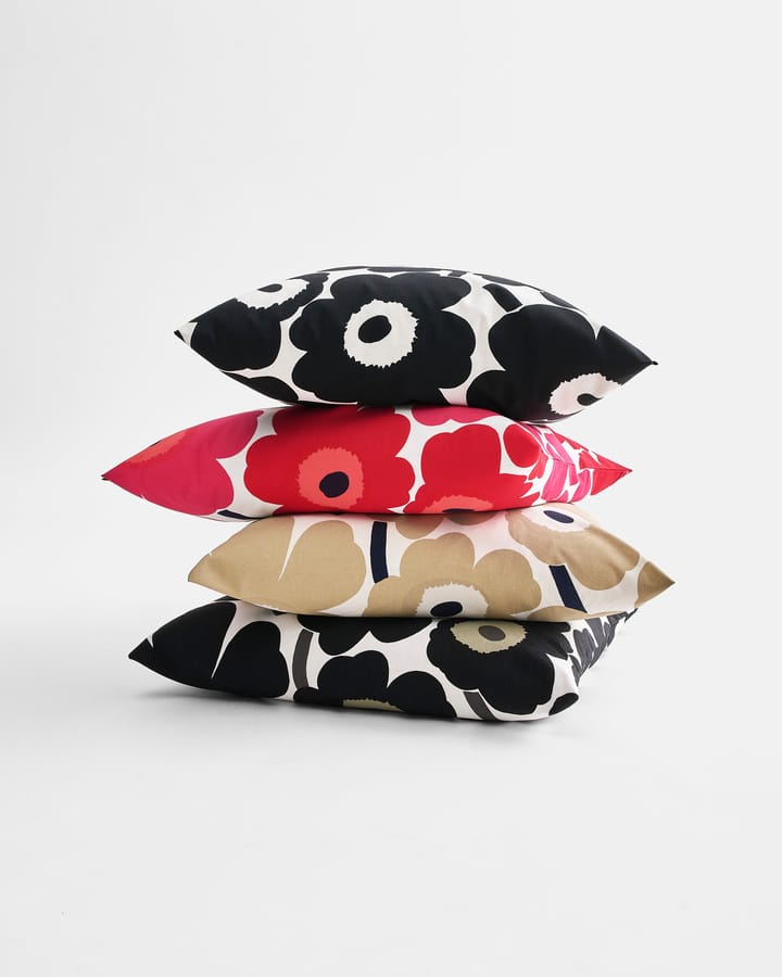 Pieni Unikko tyynynpäällinen 50 x 50 cm - Off white-beige-tummansininen - Marimekko