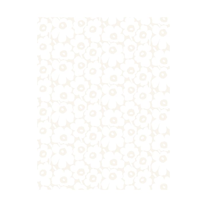 Pieni Unikko vahaliina, White Marimekko