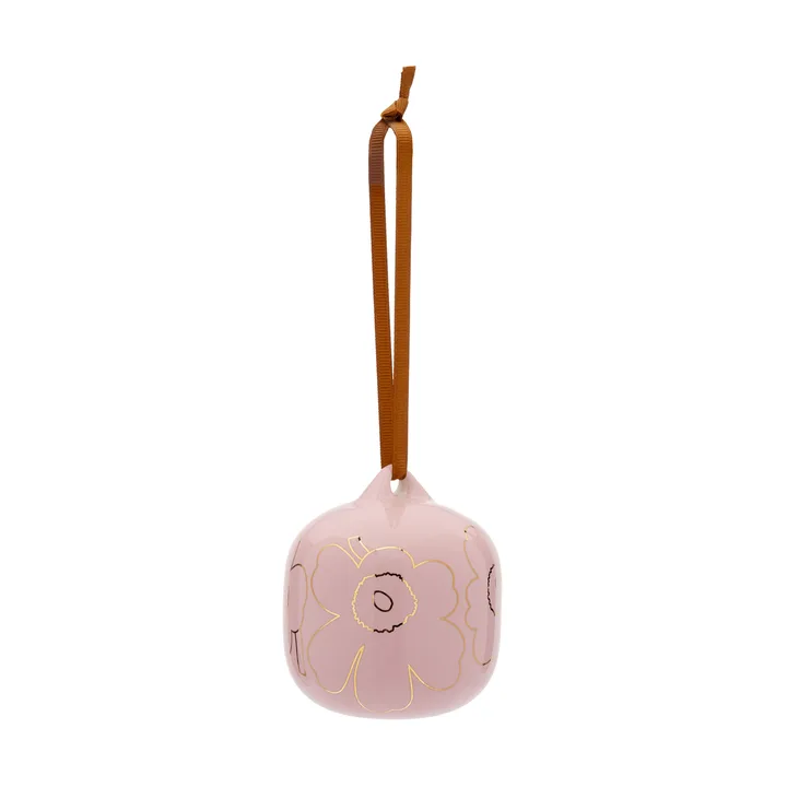 Piirto Unikko koristeornamentti - Pink-gold - Marimekko