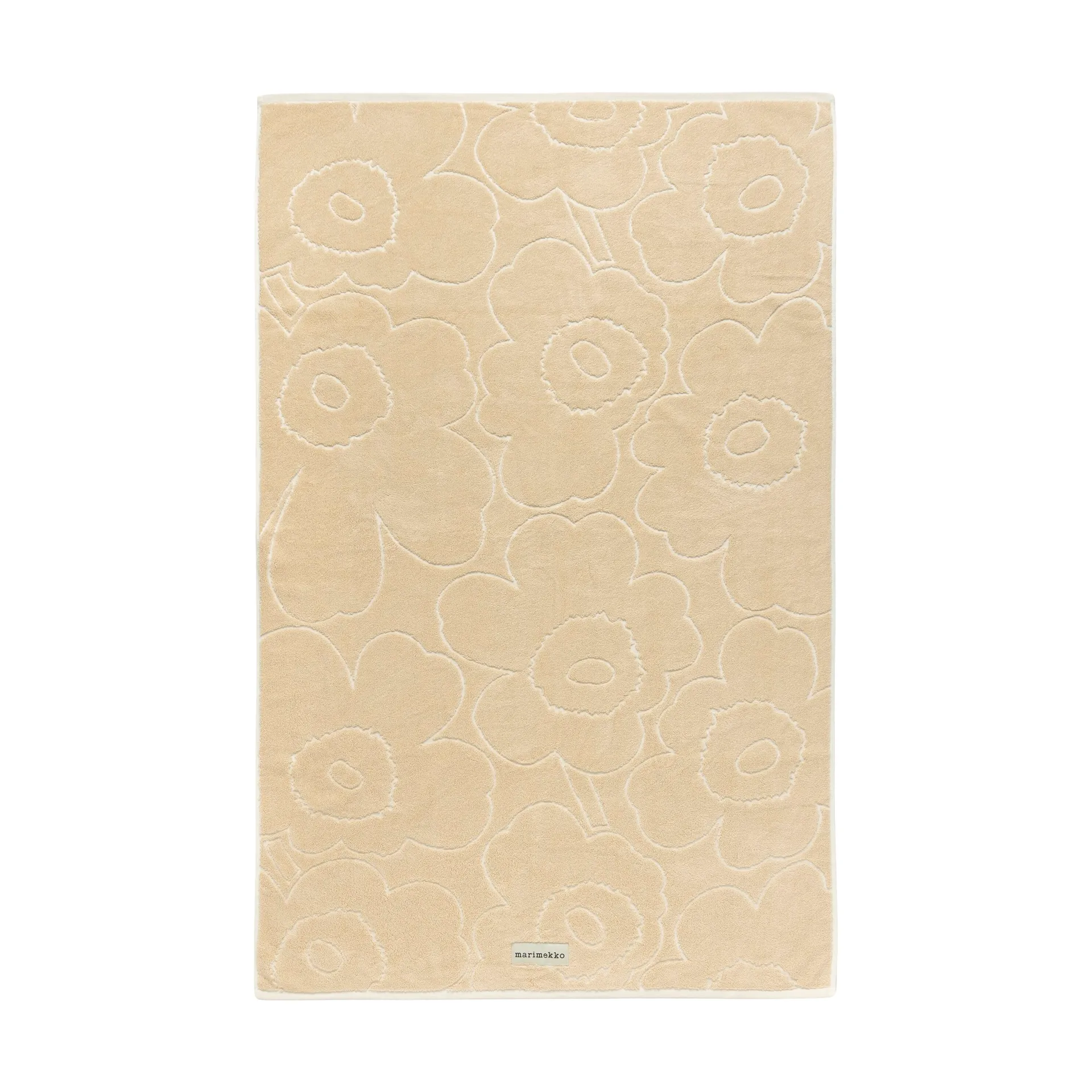 Piirto Unikko kylpypyyhe 100x160 cm, Beige Marimekko