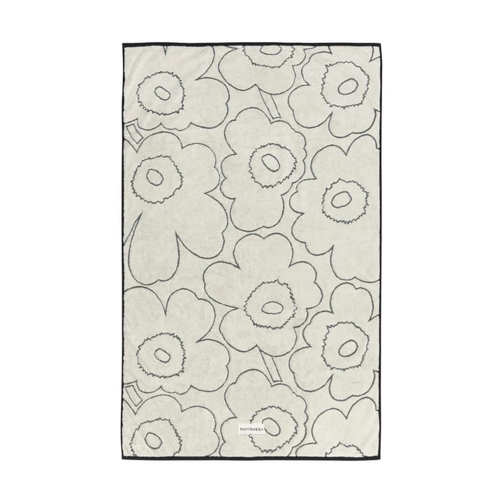 Piirto Unikko kylpypyyhe 100x160 cm - Ivory-black - Marimekko