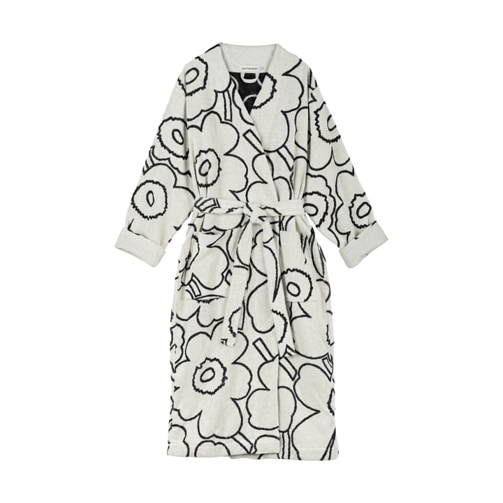 Piirto Unikko kylpytakki musta, M Marimekko