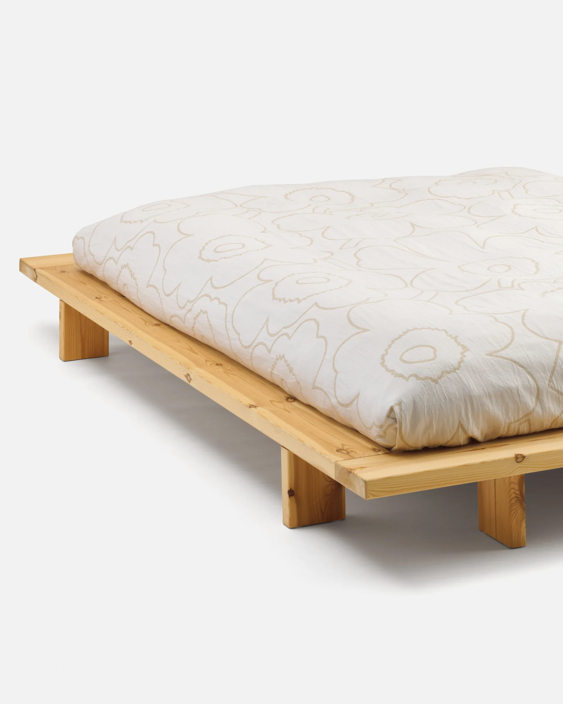 Piirto Unikko päiväpeite 260x260 cm, Ecru Marimekko