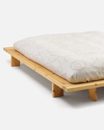 Piirto Unikko päiväpeite 260x260 cm - Ecru - Marimekko