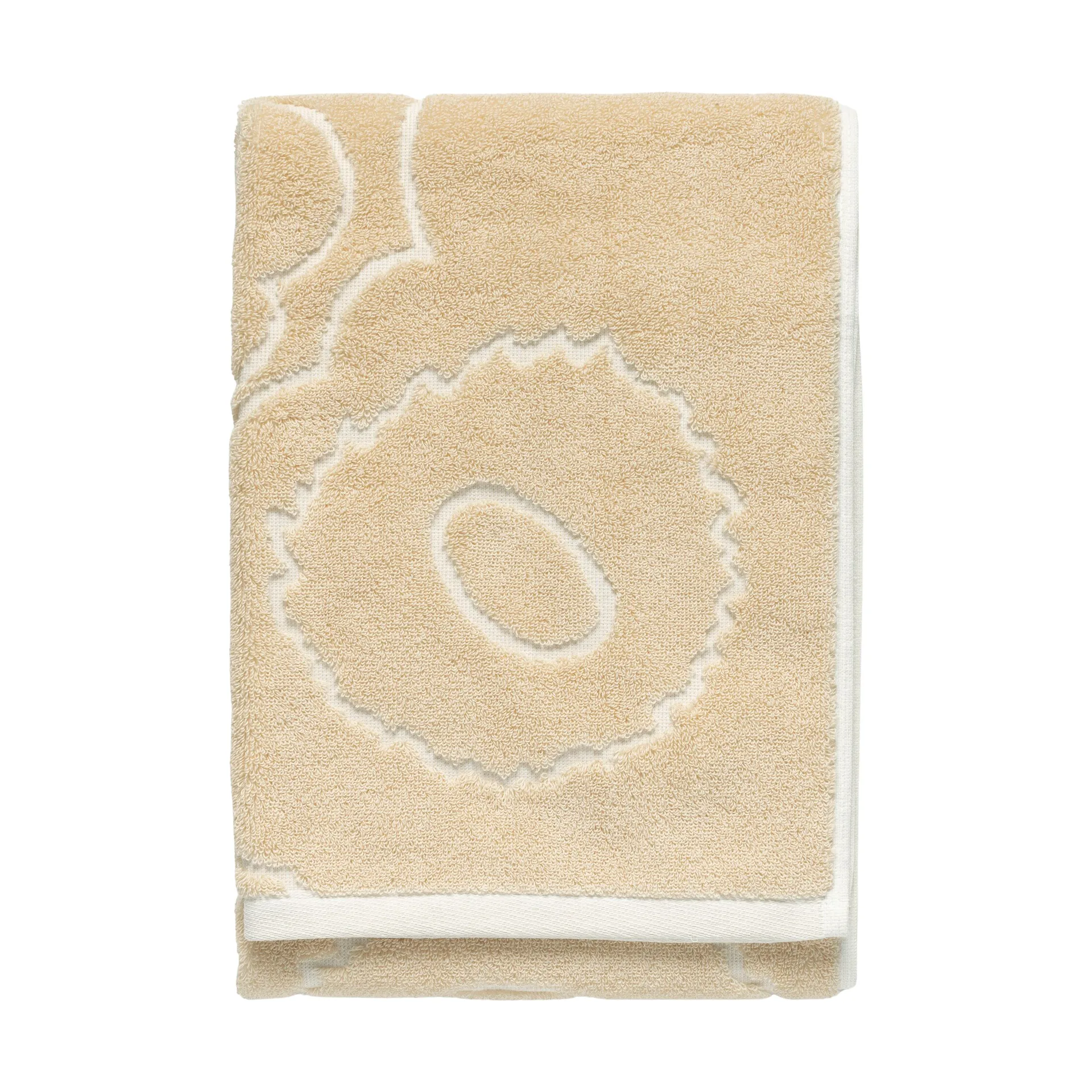 Piirto Unikko pyyhe 50x100 cm, Beige Marimekko