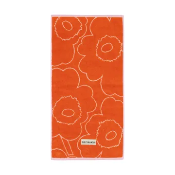 Piirto Unikko pyyhe 50x100 cm - Burnt orange-pink - Marimekko