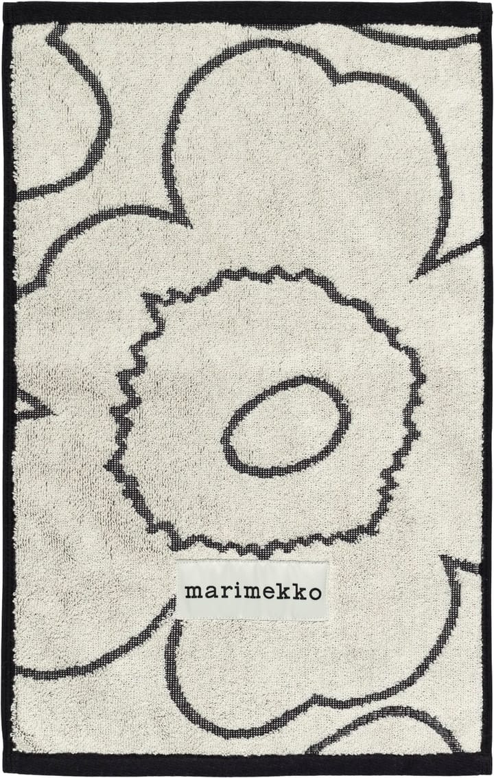 Piirto Unikko vieraspyyhe 30x50 cm, Ivory-black Marimekko