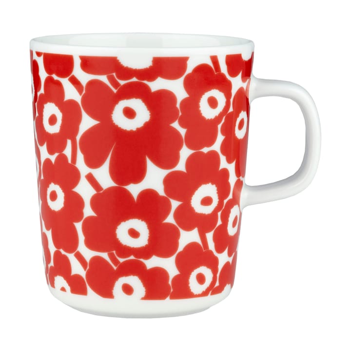 Pikkuinen Unikko muki 25 cl, Valkoinen-punainen Marimekko
