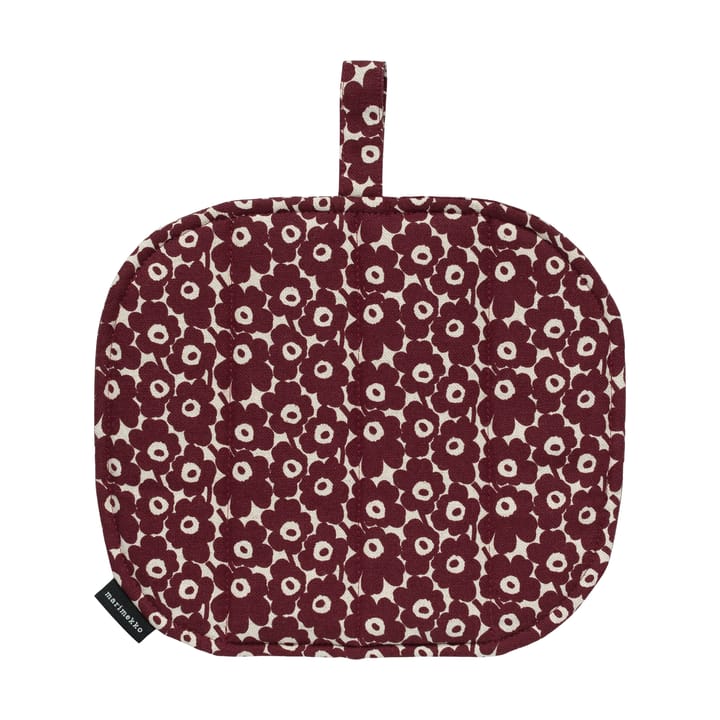 Pikkuinen Unikko patalappu 21,5x21,5 cm - Linenburgundy - Marimekko