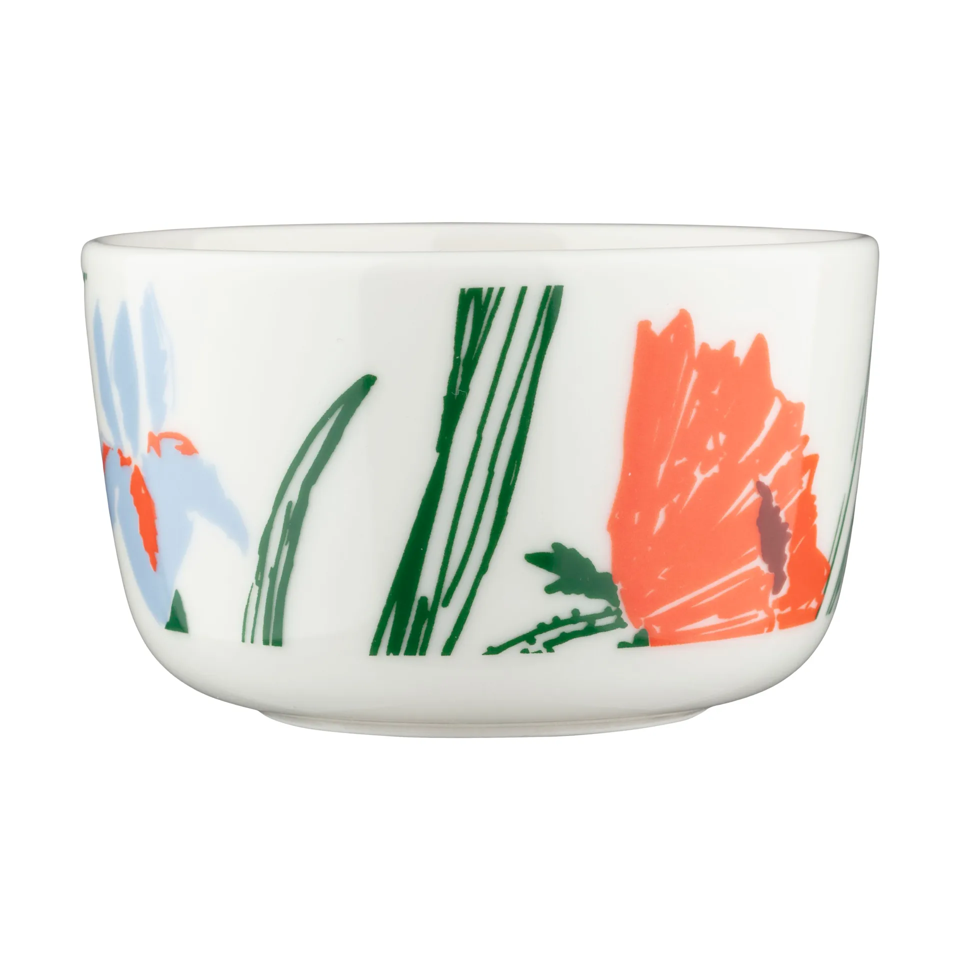 Puutarhakutsut kulho 2,5 dl, White-green-orange Marimekko