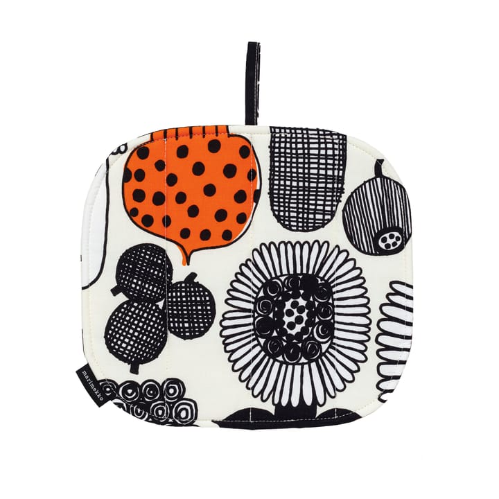 Puutarhurin Parhaat patalappu - White-black-orange - Marimekko