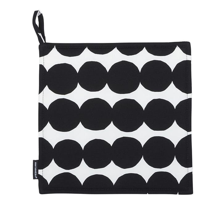 Räsymatto patalappu, musta-valkoinen Marimekko