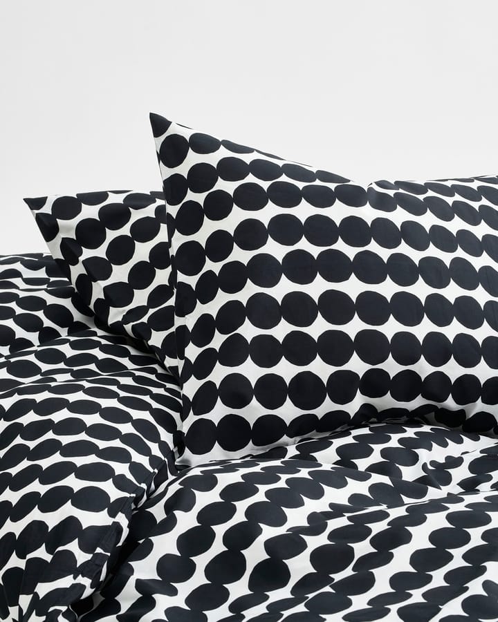 Räsymatto pussilakana 210x150 cm, Musta-valkoinen Marimekko