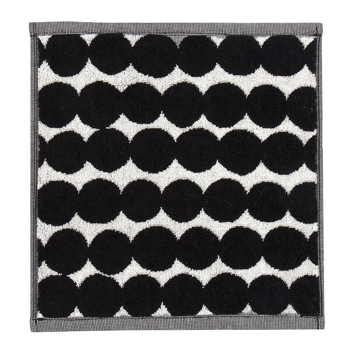 Räsymatto pyyheliina musta - Minikäsipyyhe 30x30 cm - Marimekko
