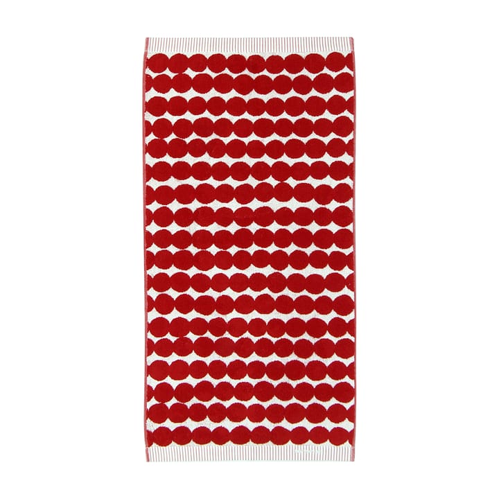 Räsymatto pyyheliina punainen - käsipyyhe 50x100 cm - Marimekko