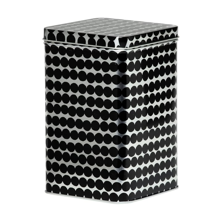 Räsymatto säilytyslaatikko, 17,5 cm - Harmaa-musta - Marimekko
