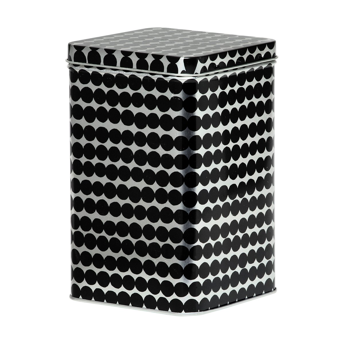 Marimekko Räsymatto säilytyslaatikko 17,5 cm Harmaa-musta
