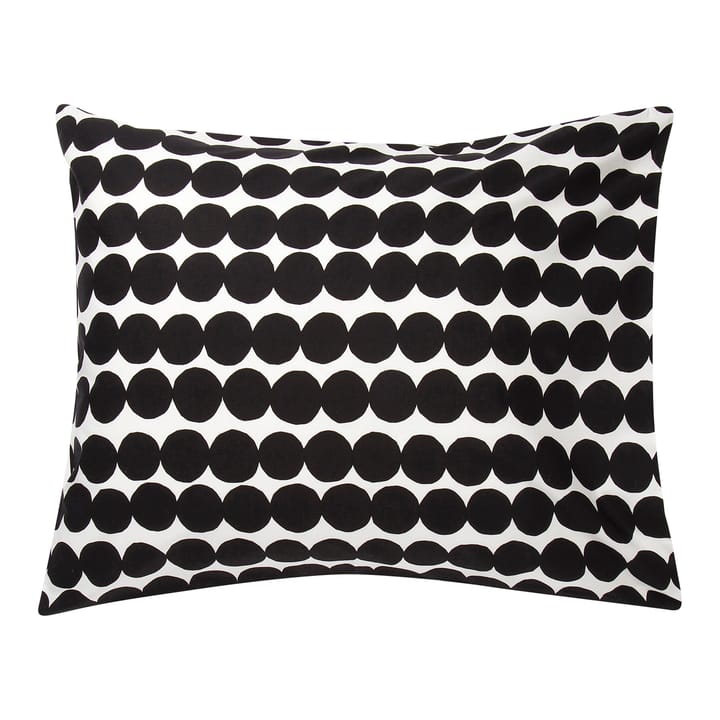 Räsymatto tyynyliina 50x60 cm - Musta-valkoinen - Marimekko