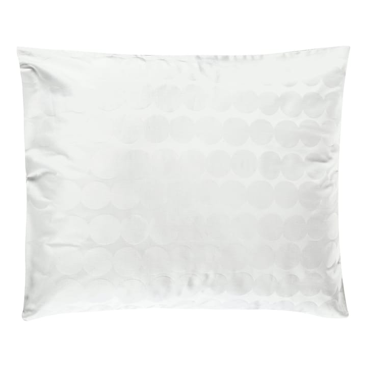 Räsymatto tyynyliina puuvillasatiini 50x60 cm - Valkoinen - Marimekko