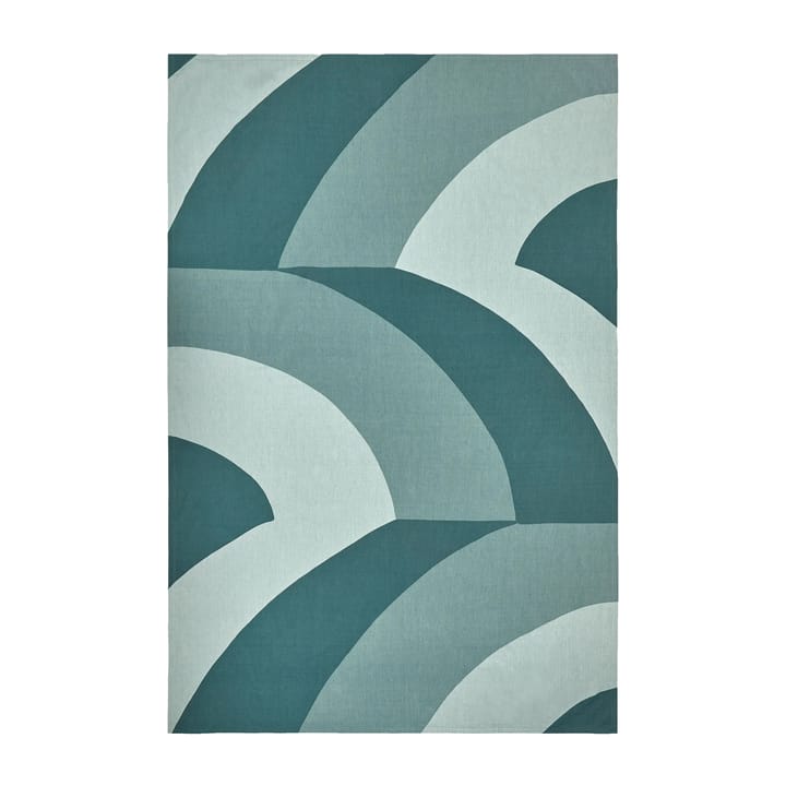 Savanni pöytäliina 155 x 250 cm - Vihreä-sininen-minttu - Marimekko