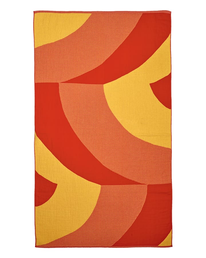 Savanni rantapyyhe 100 x 180 cm - Punainen-keltainen - Marimekko