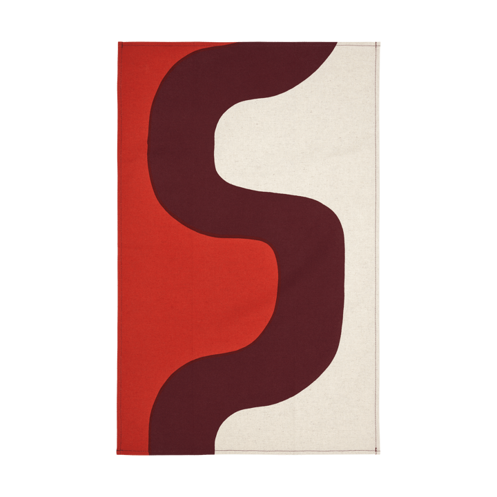 Seireeni keittiöpyyhe 47x70 cm, Linen-burgundy-red Marimekko