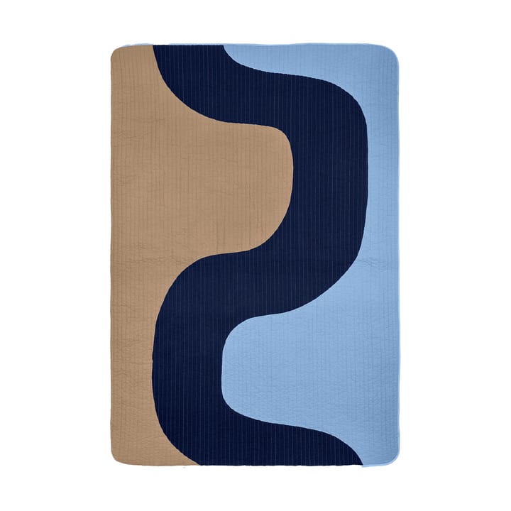 Seireeni päiväpeite 160 x 234 cm - Beige-sininen - Marimekko