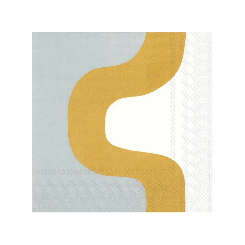 Seireeni servetti 33x33 cm 20-pakkaus, Gold Marimekko