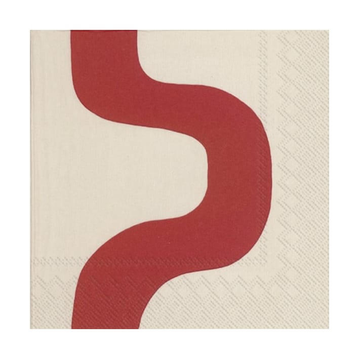 Seireeni servetti 33x33 cm 20-pakkaus - Red - Marimekko