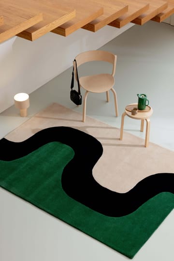 Seireeni villamatto - Green, 140x200 cm - Marimekko