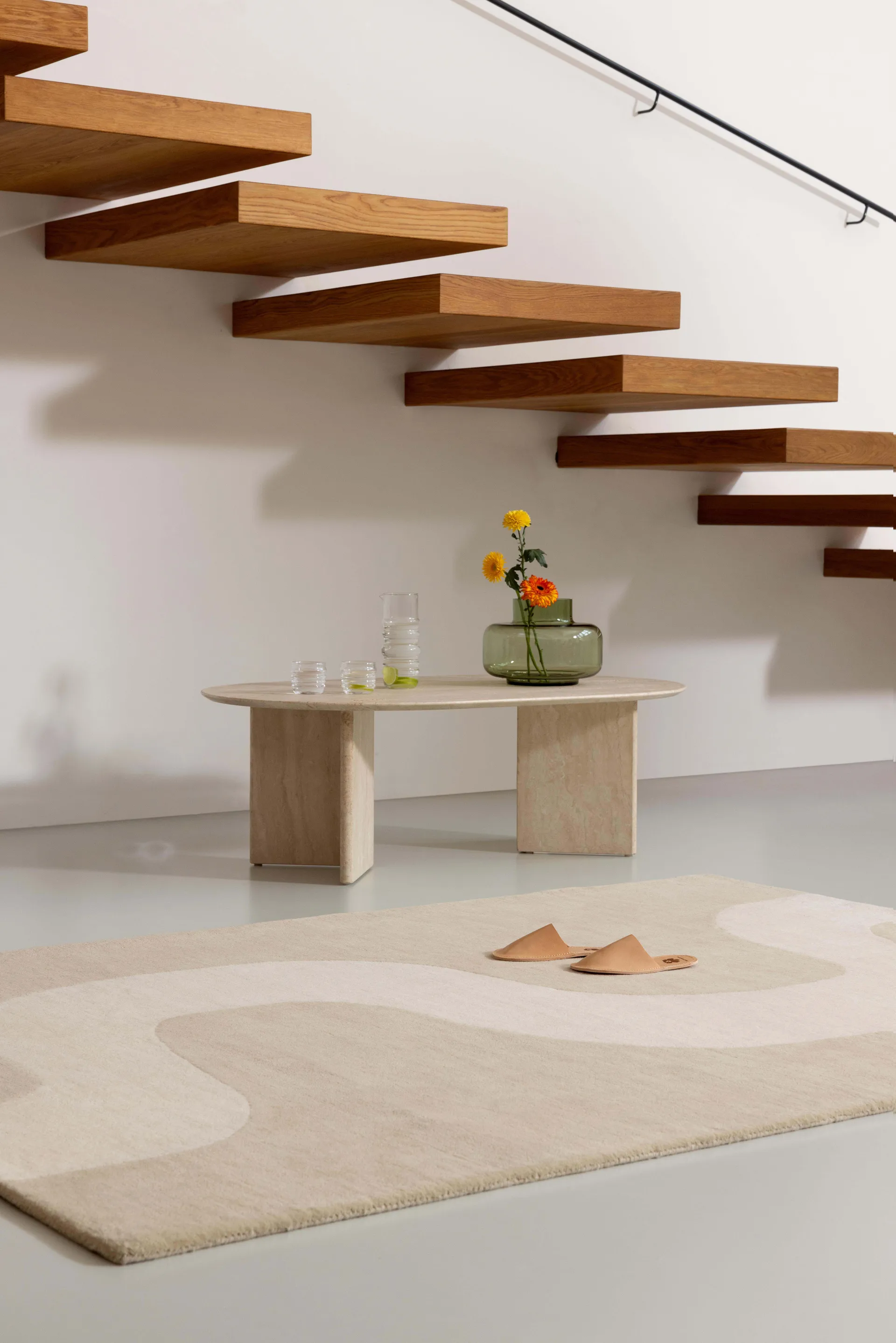 Seireeni villamatto, Warm Beige, 170x240 cm Marimekko