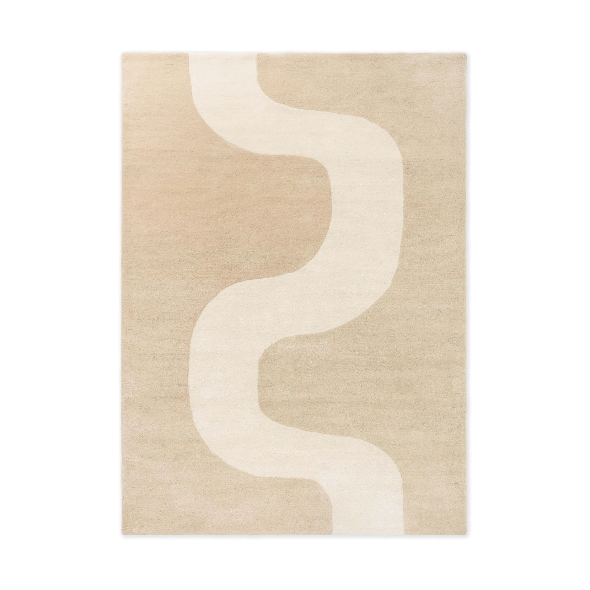 Seireeni villamatto, Warm Beige, 200x280 cm Marimekko