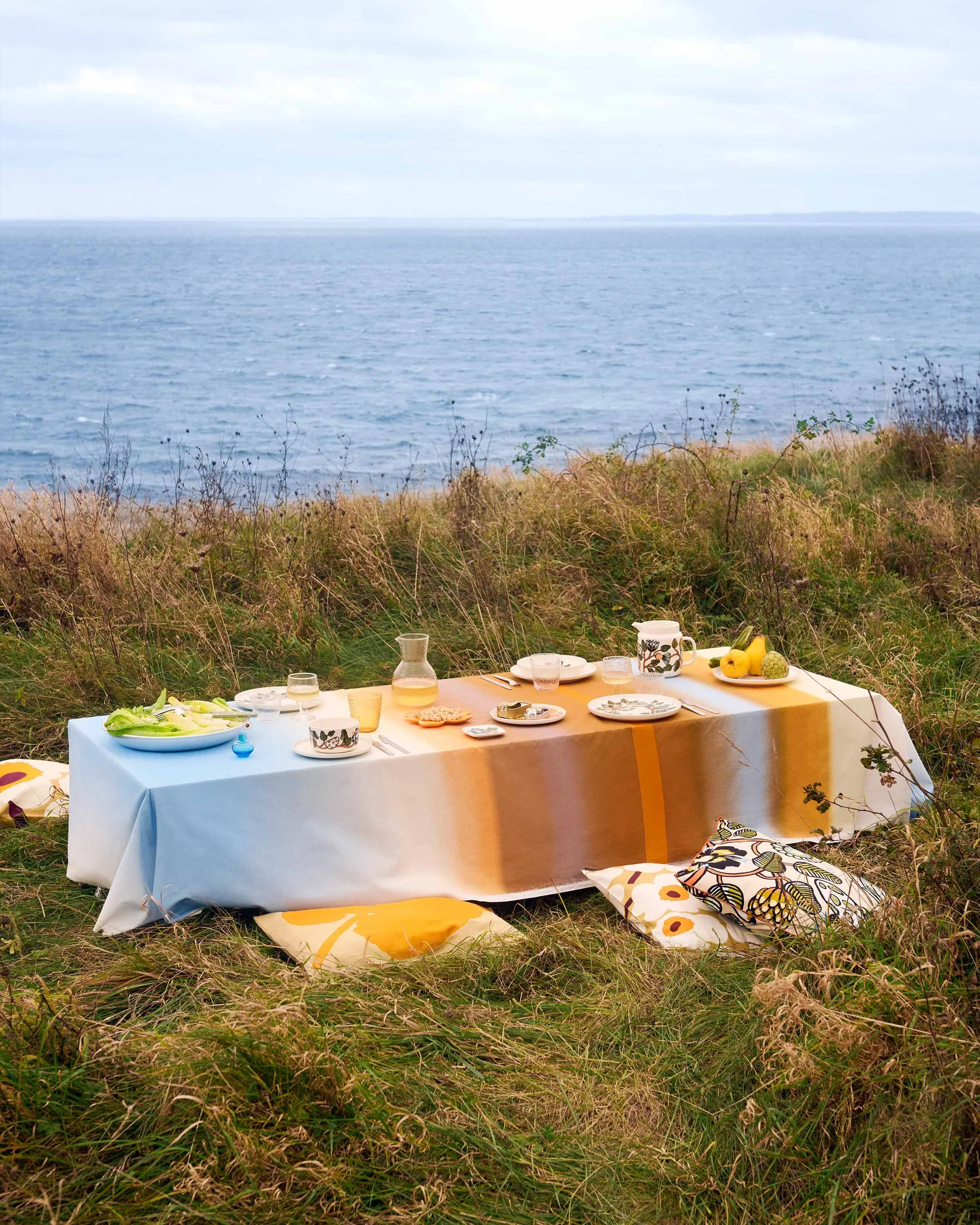 Selänne-kangas, Beige Marimekko