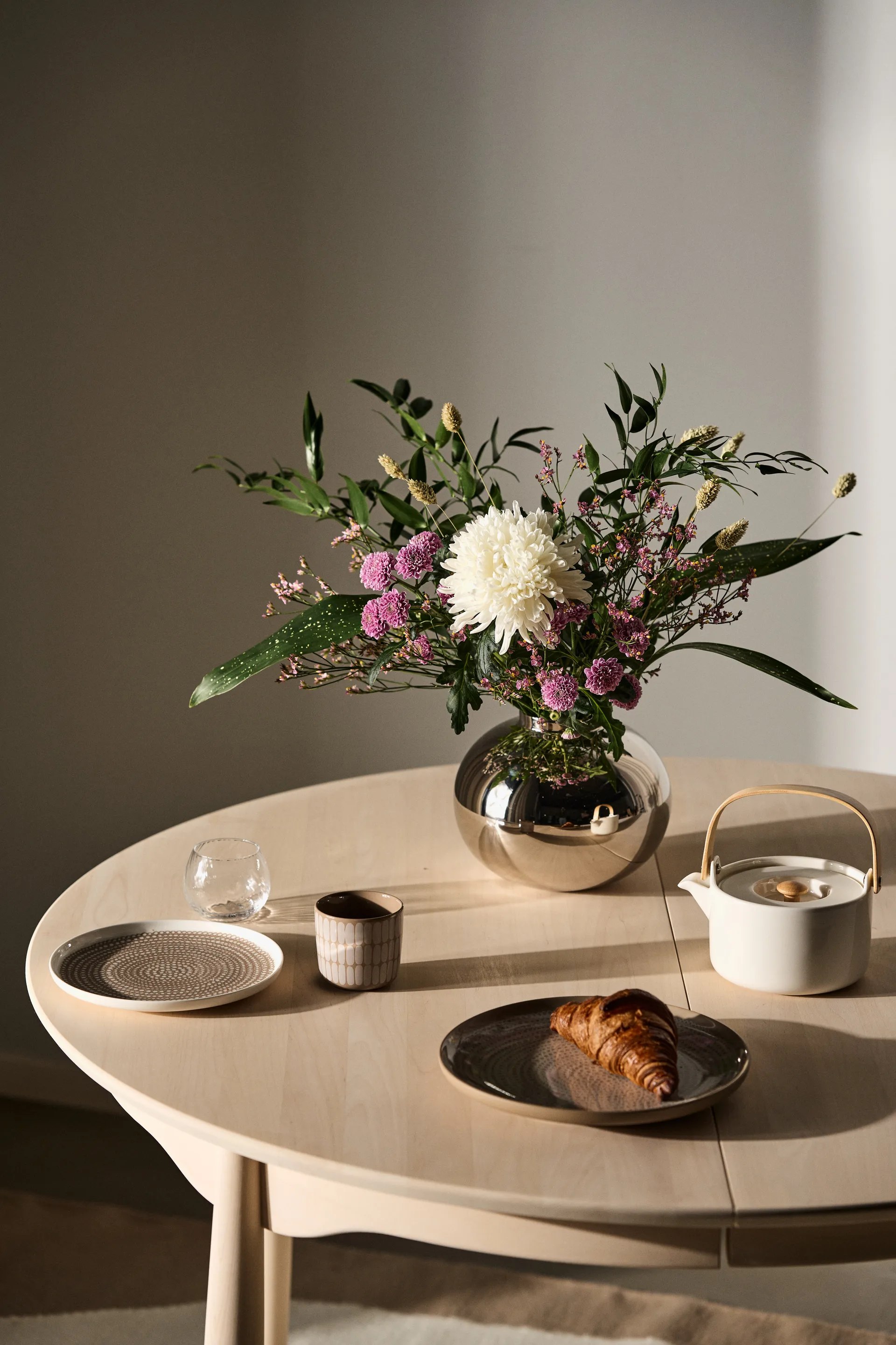 Siirtolapuutarha lautanen Ø 25 cm, Terra-white Marimekko