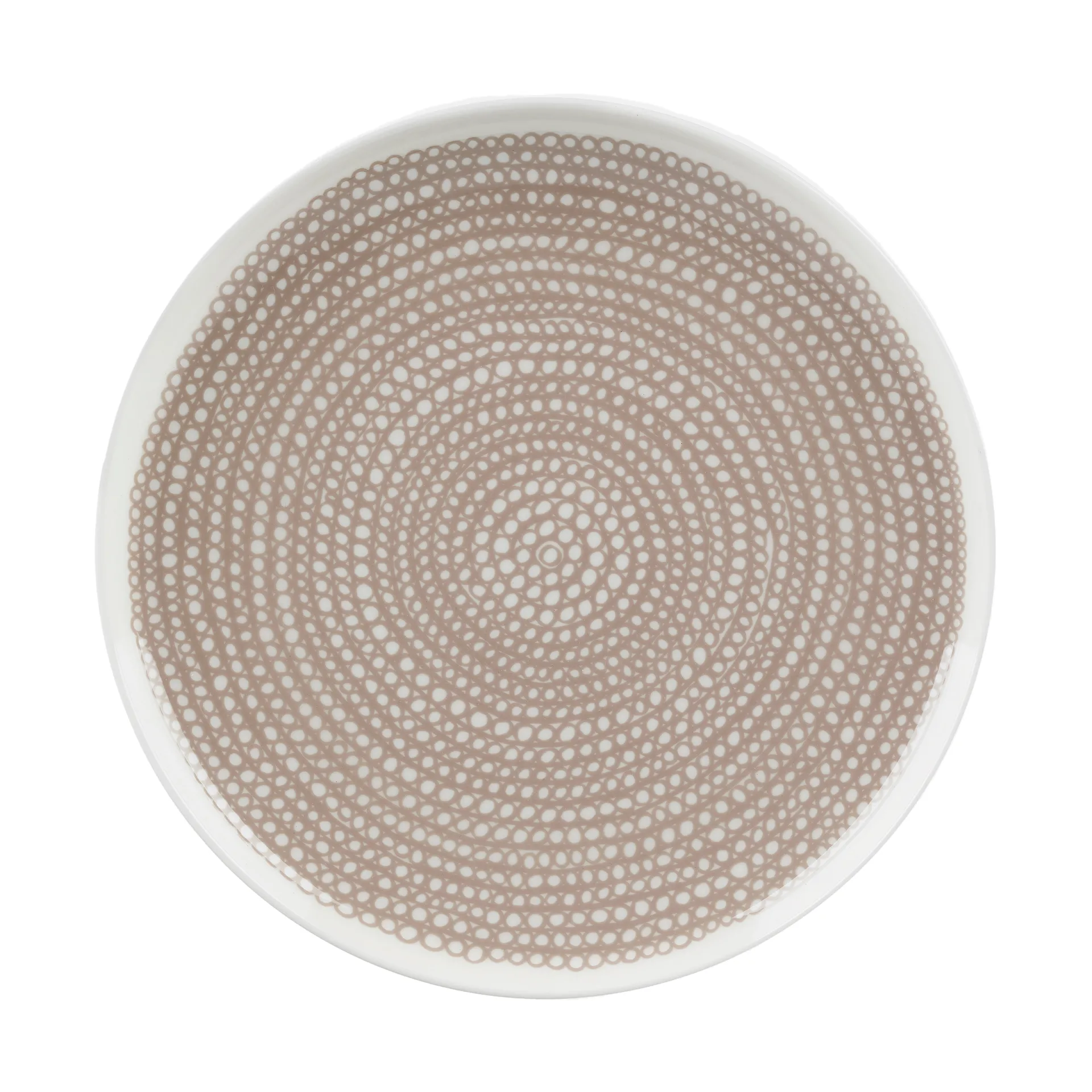 Siirtolapuutarha lautanen Ø 25 cm, White-beige Marimekko
