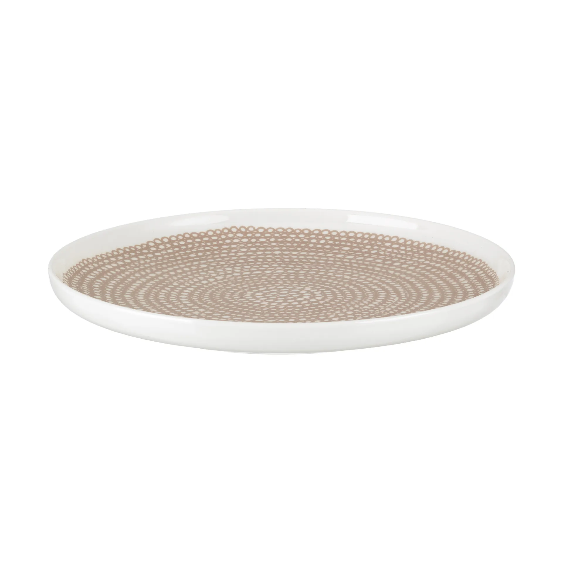 Siirtolapuutarha lautanen Ø 25 cm, White-beige Marimekko