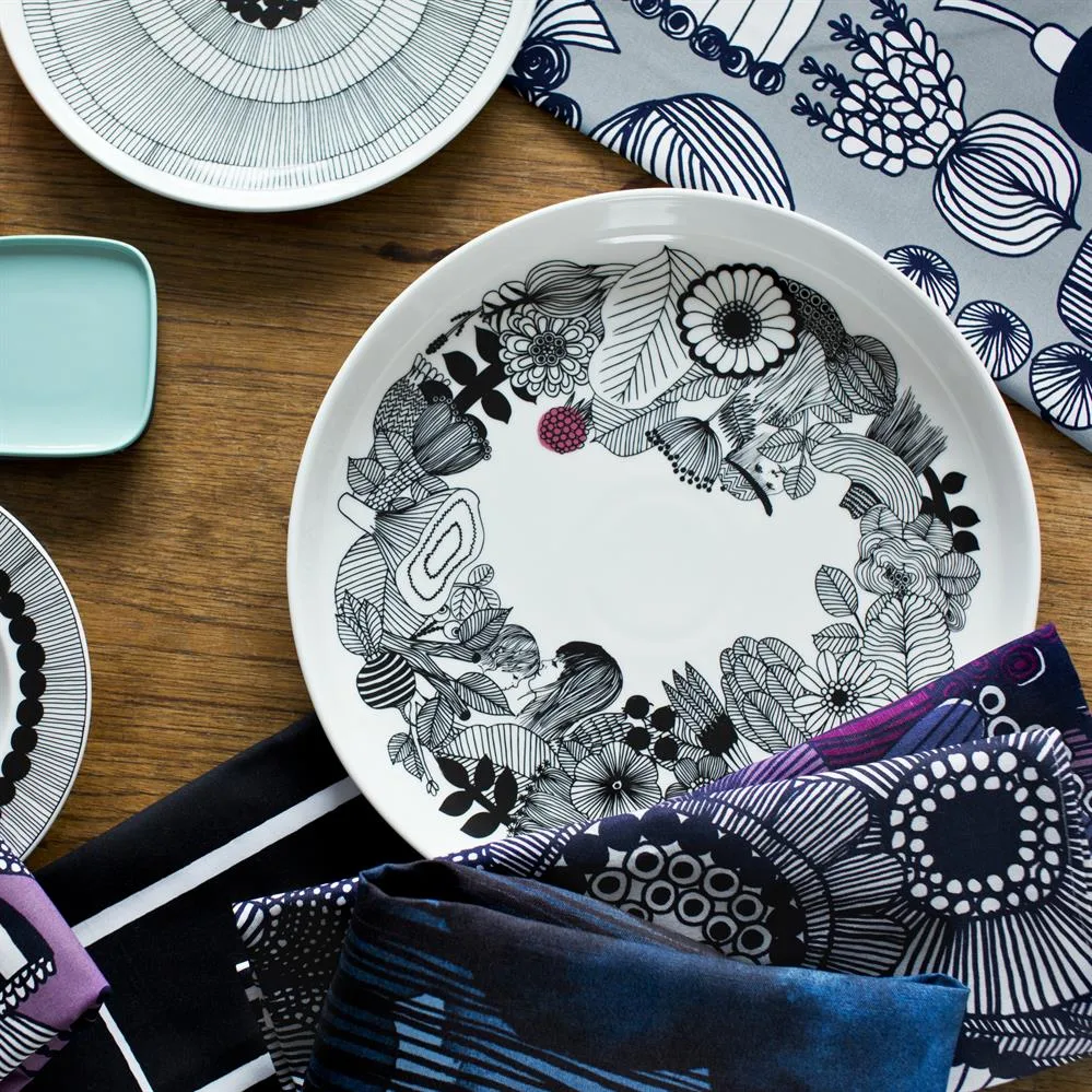 Siirtolapuutarha tarjoilulautanen, Ø 32 cm Marimekko