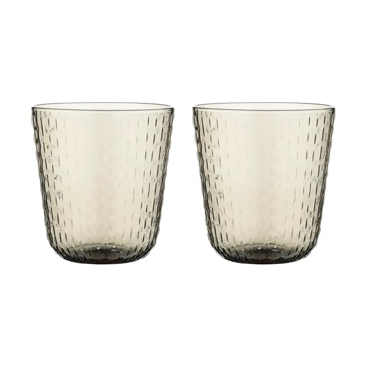 Syksy tumbler lasi 36 cl 2-pack - Ruskea - Marimekko