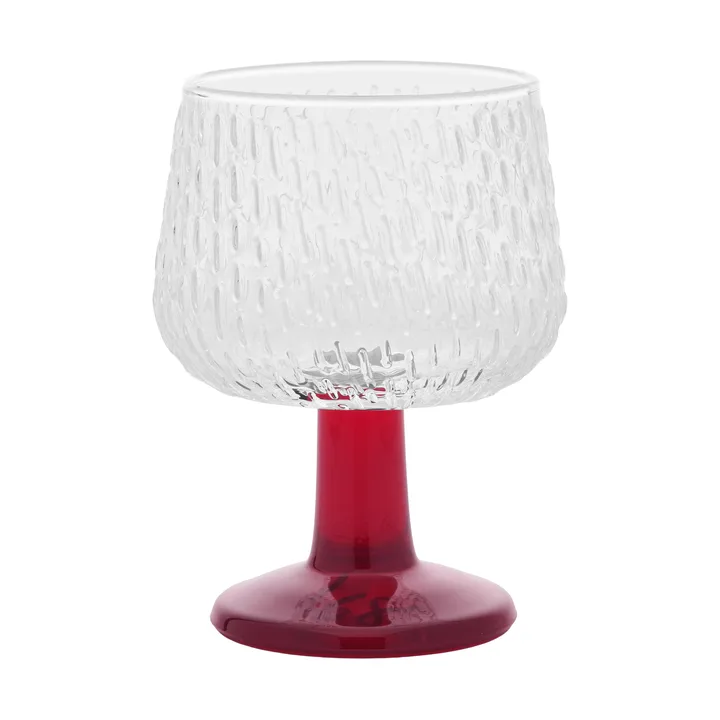 Syksy viinilasi 2,5 dl - Clear-red - Marimekko