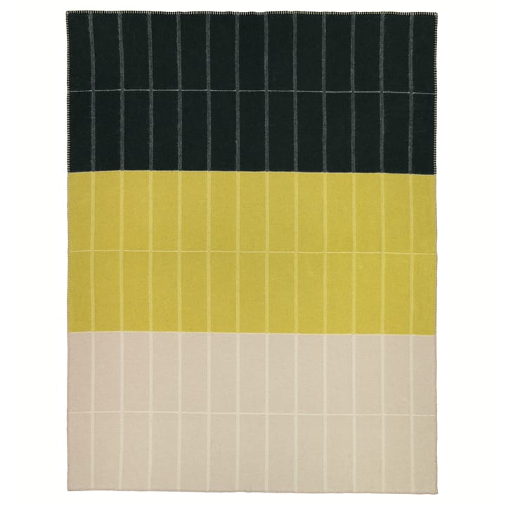 Tiiliskivi huopa 130x170 cm - Keltainen-beige-tummanvihreä - Marimekko