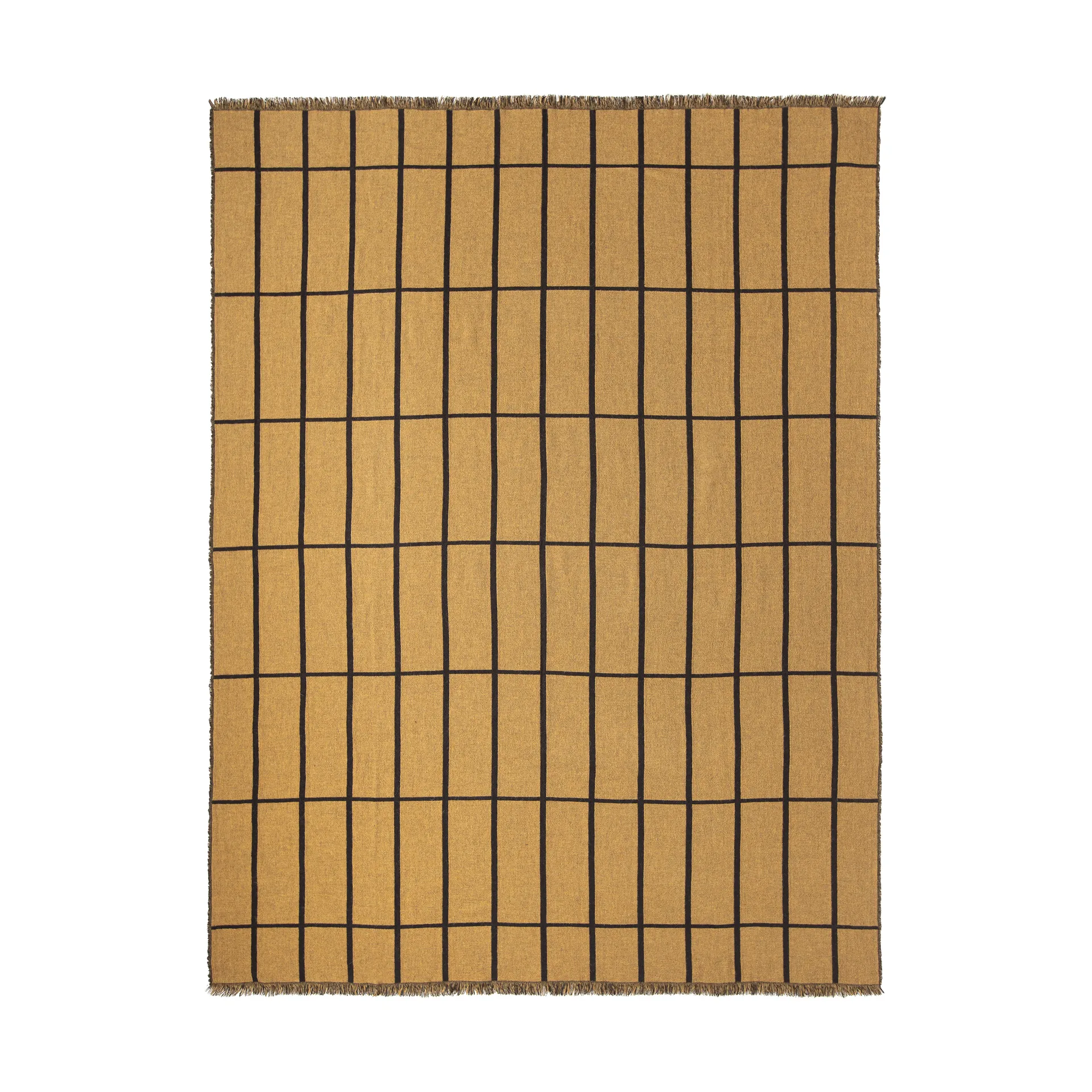 Tiiliskivi huopa 140x180 cm, Caviar-gold Marimekko