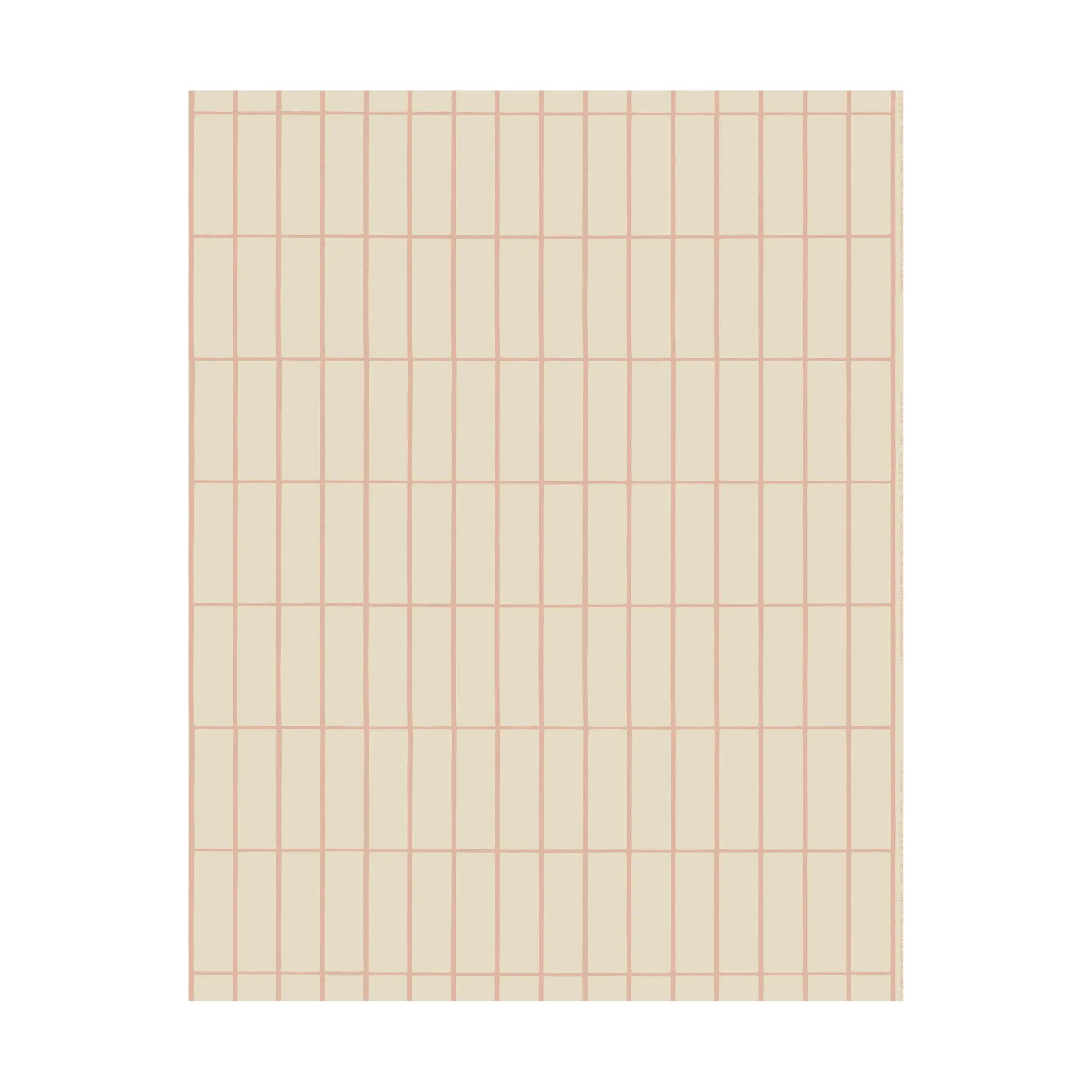 Tiiliskivi kangas puuvilla-pellava, Linen-peach Marimekko