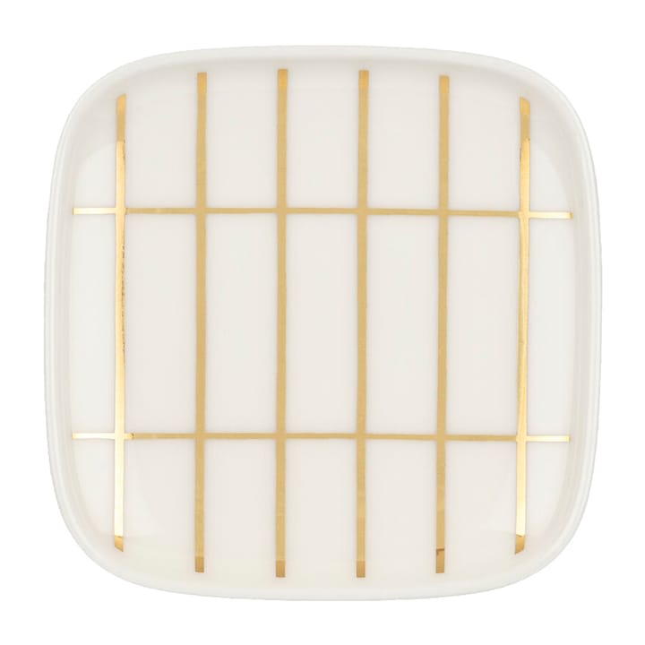 Tiiliskivi lautanen 10 x 10 cm - Valkoinen-beige - Marimekko