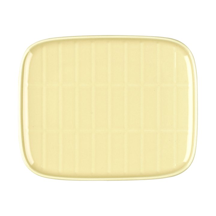 Tiiliskivi lautanen 12 x 15 cm - Butter yellow - Marimekko